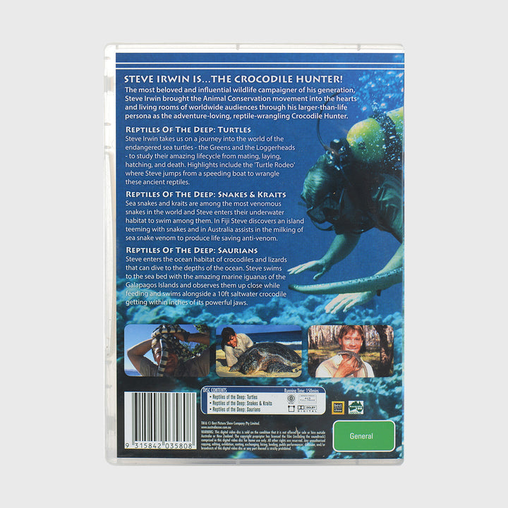THE CROCODILE HUNTER DVD VOLUME 12 - REPTILES OF THE DEEP