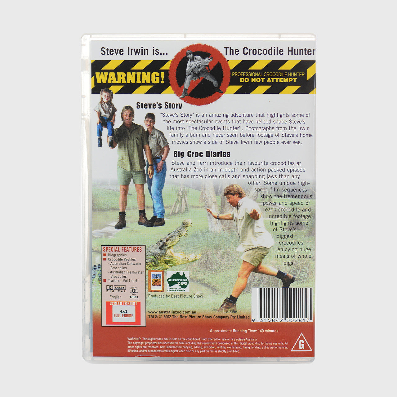 Croc Hunter DVD NTSC Vol 1