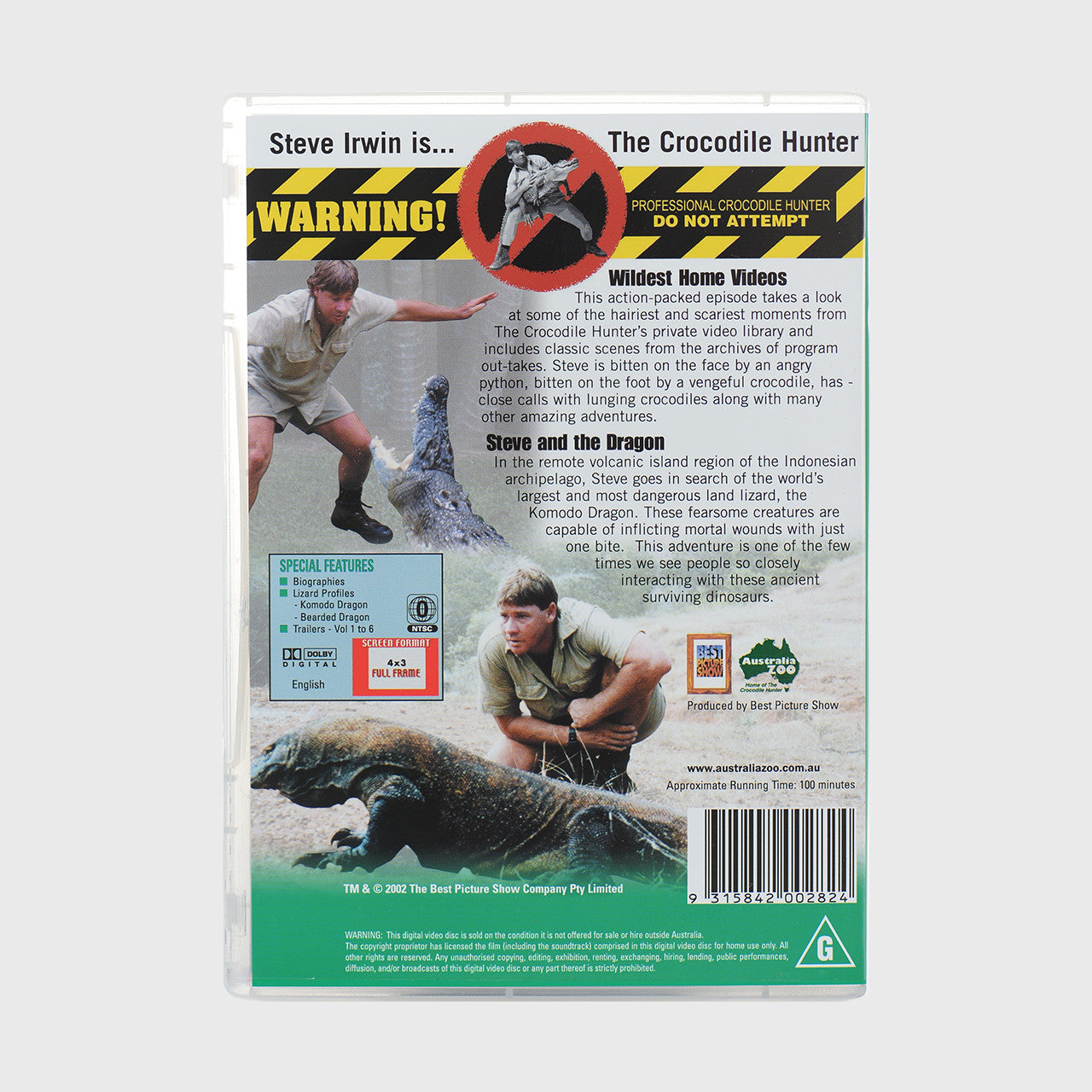 The Crocodile Hunter DVD Volume 2 - Steve's Scariest Moments
