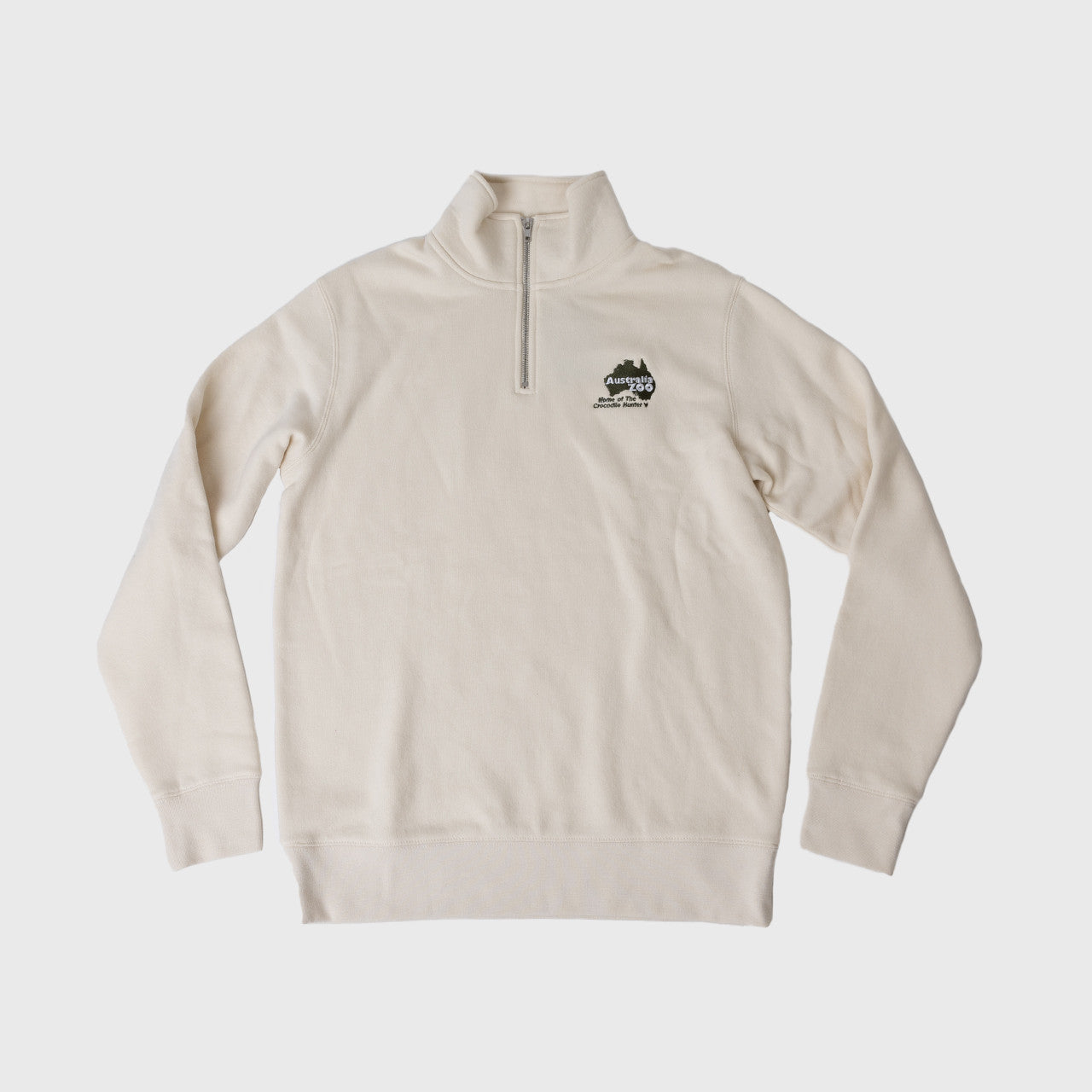 Cream Half Zip Jumper
