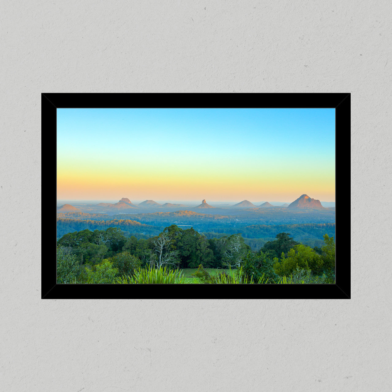Glass House Mountains Premium Matte Print