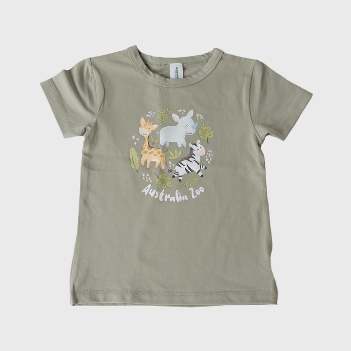 Safari Animals Eucalyptus Tshirt