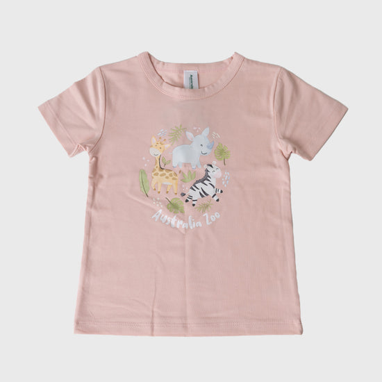 Safari Animals Blush Tshirt