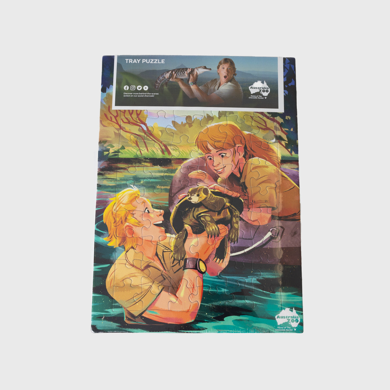 Turtle Cartoon Tray Puzzle 60pcs
