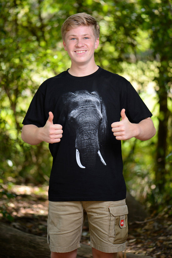 Robert Elephant Black Tshirt