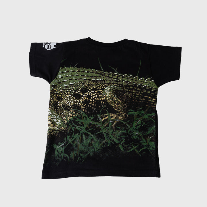 Body Croc Child Wild Planet Black Tshirt