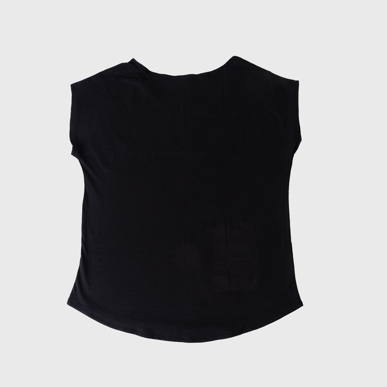 Koala Scoop-neck Black Tshirt