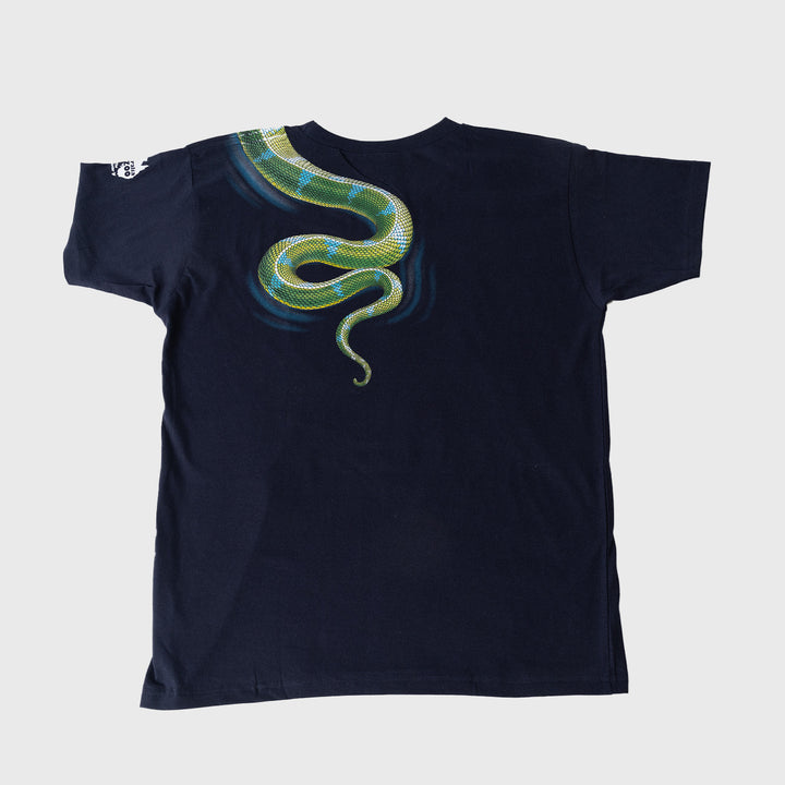 Snake Wild Planet Navy Tshirt