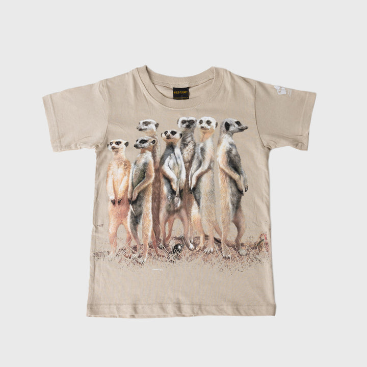 Meerkat Wild Planet Sand Tshirt