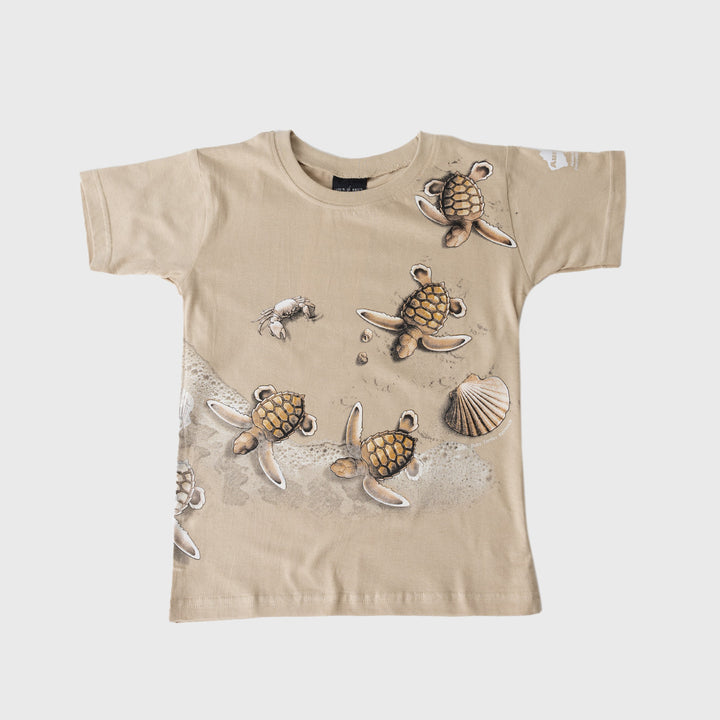 Baby Turtles Wild Planet Sand Tshirt
