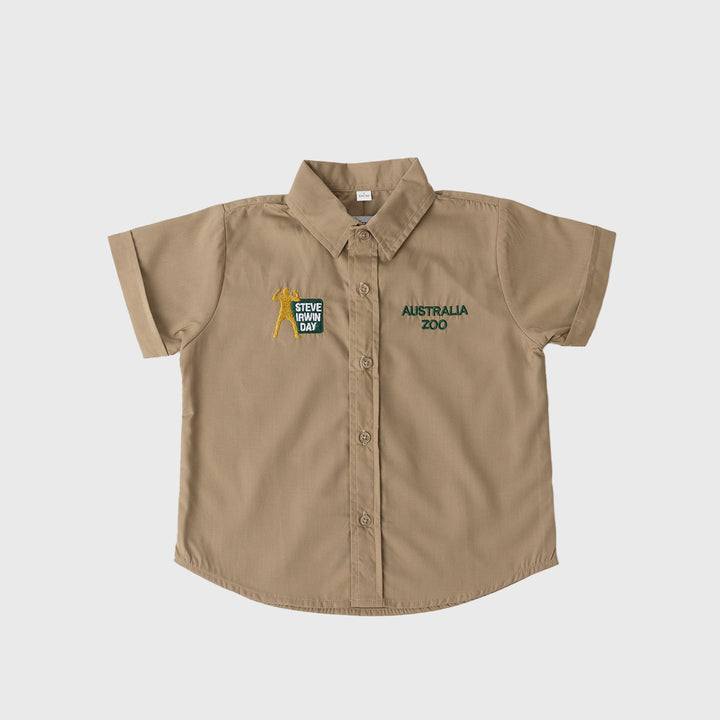 Steve Irwin Day Baby Khaki Shirt