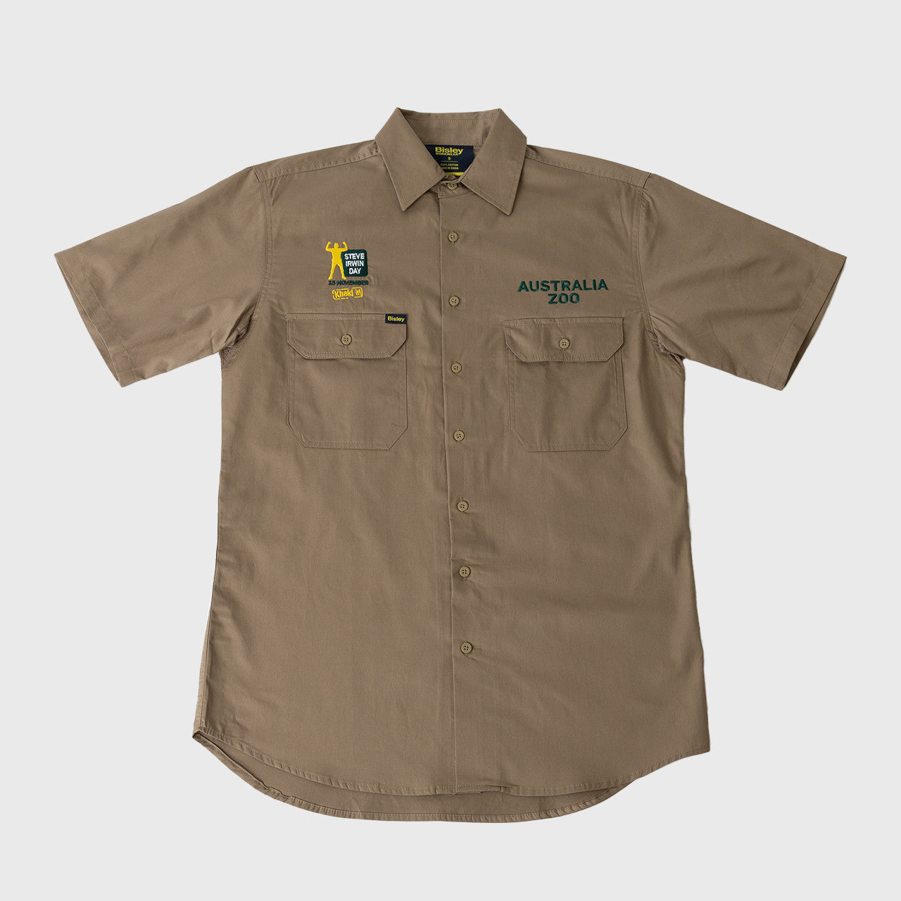 Steve Irwin Day Bisley Khaki Shirt
