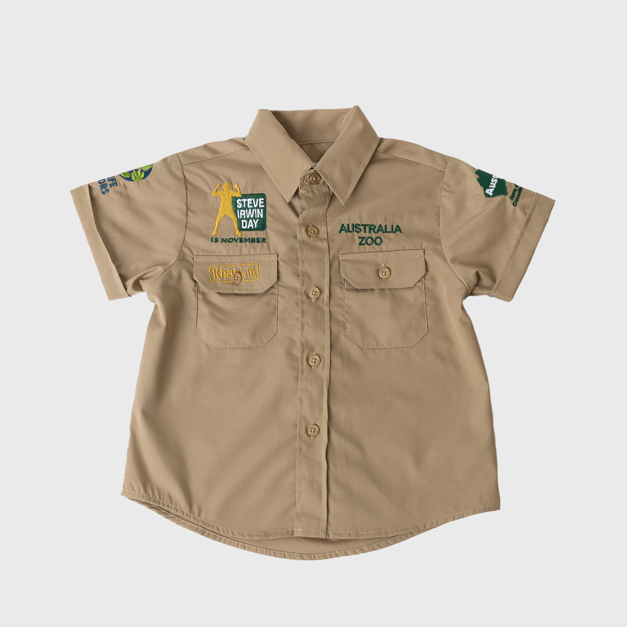 Steve Irwin Day Child Khaki Shirt