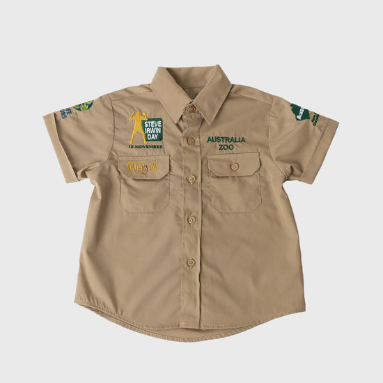 Steve Irwin Day Child Khaki Shirt