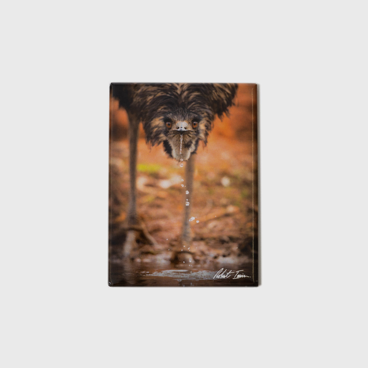 Thirsty Emu Large Portrait Magnet