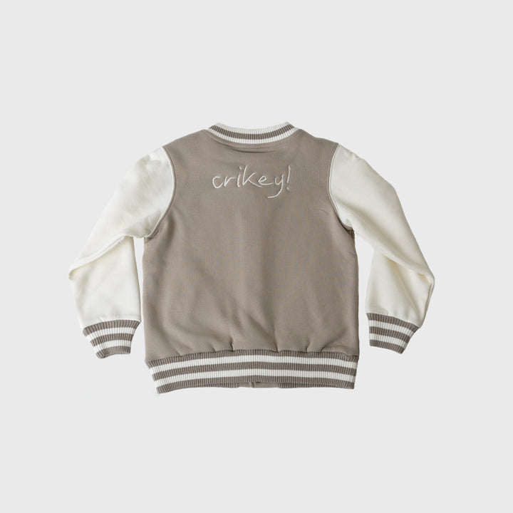 Khaki Child Varsity Jacket
