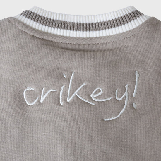 Khaki Varsity Jacket