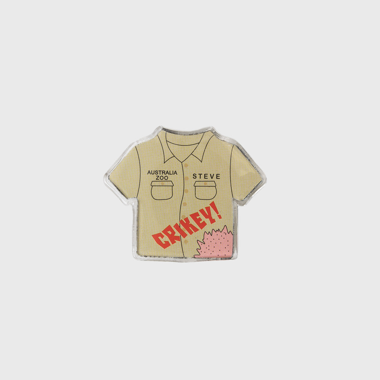 Crocodile Hunter Tshirt Magnet