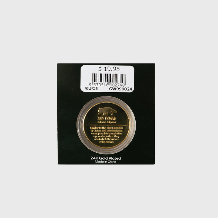 Established 1970 Red Panda Souvenir Coin