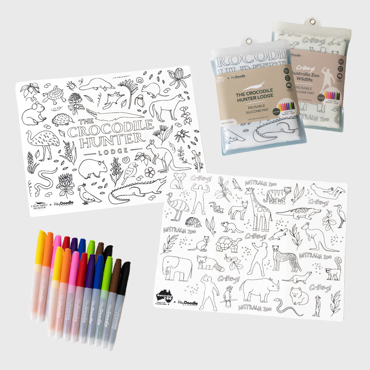 Hey Doodle Colouring Mats - Bundle Pack