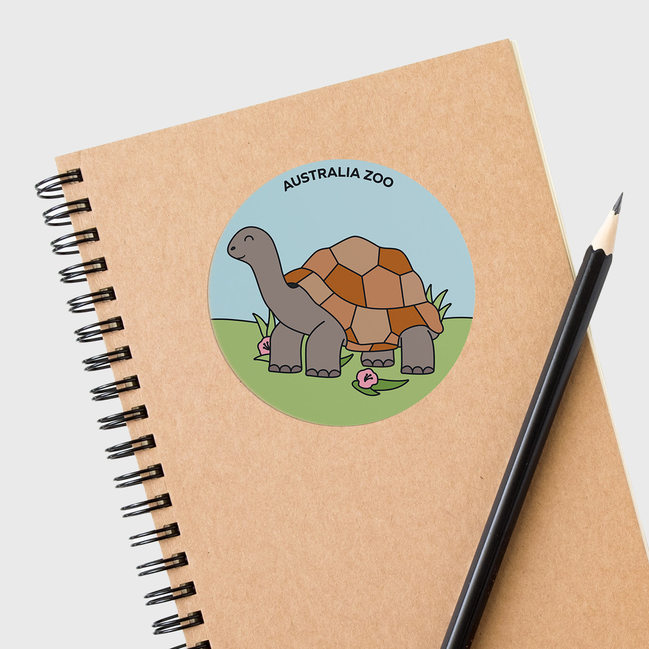 Tortoise Round Sticker