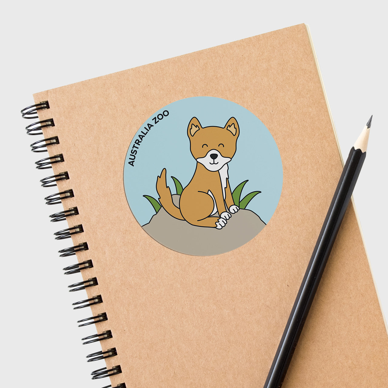 Dingo Round Sticker