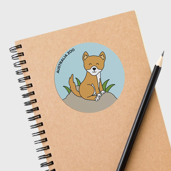 Dingo Round Sticker
