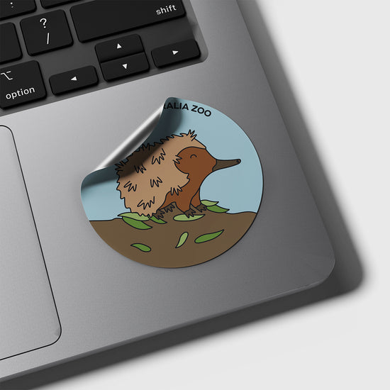 Echidna Round Sticker