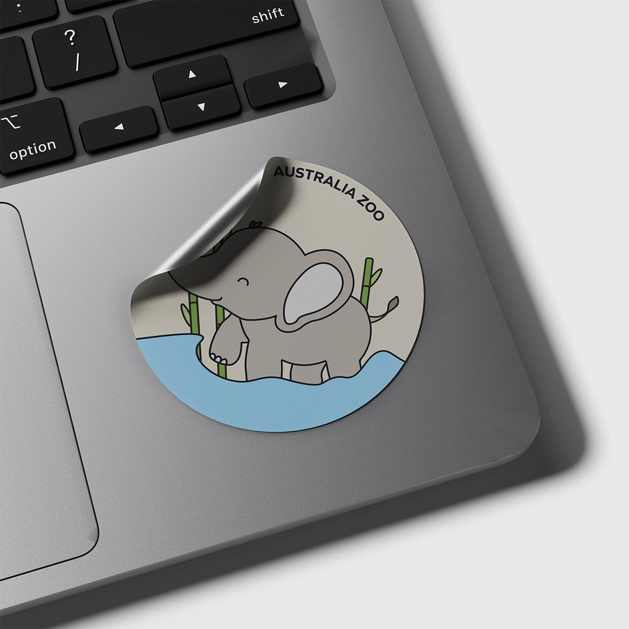 Elephant Round Sticker