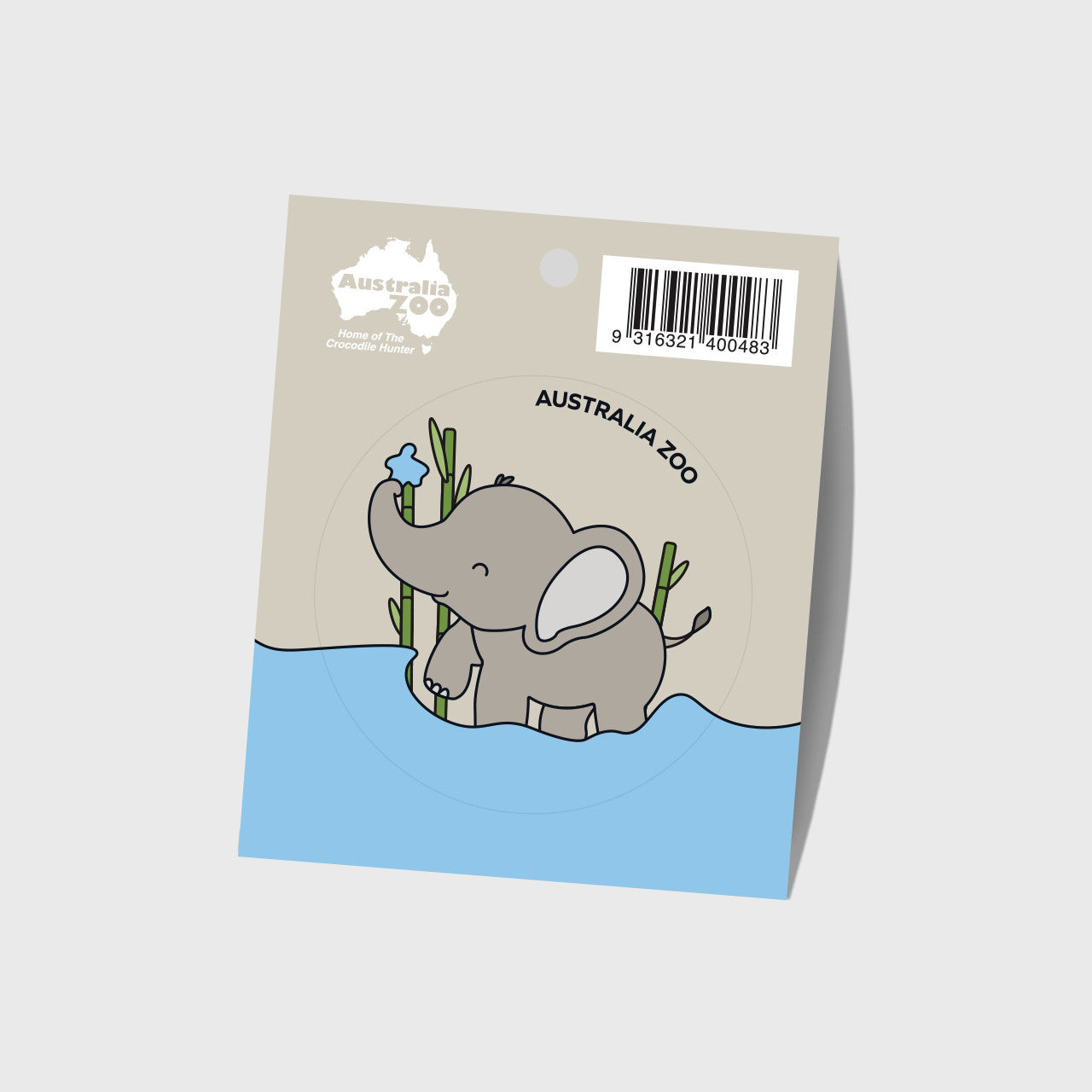 Elephant Round Sticker