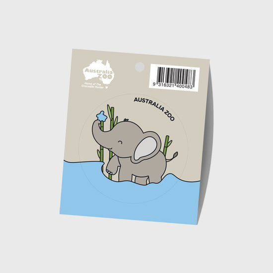 Elephant Round Sticker