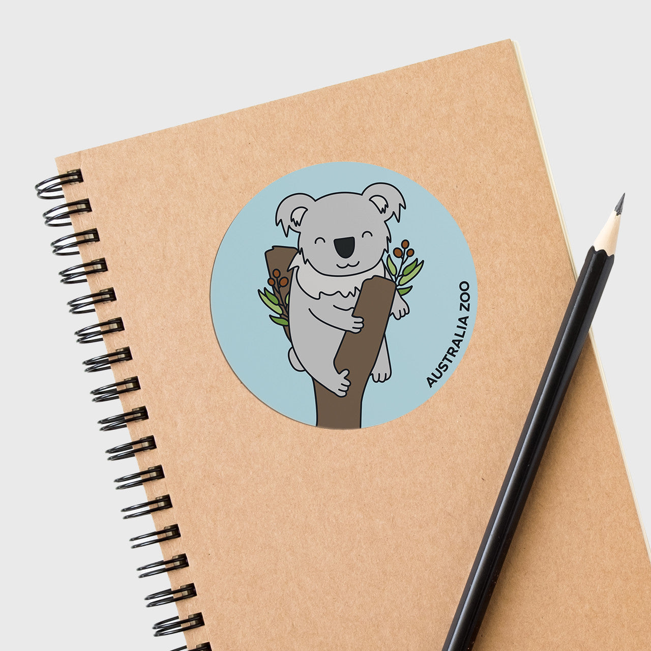 Koala Round Sticker