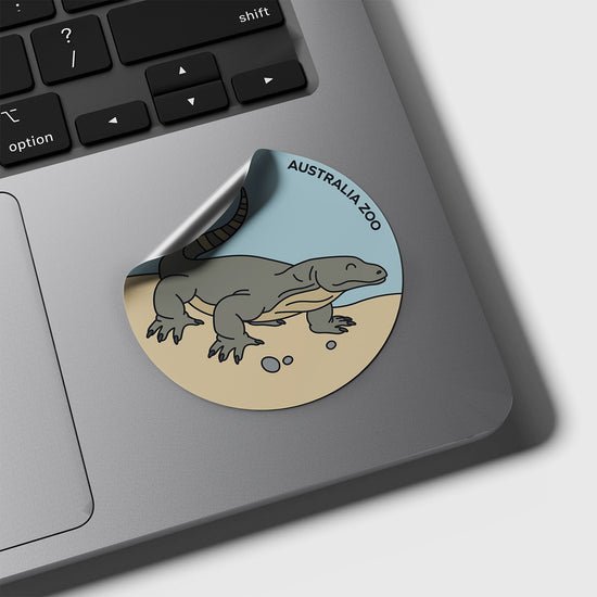 Komodo Dragon Round Sticker