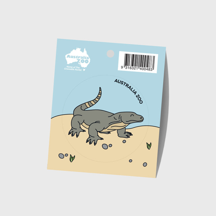 Komodo Dragon Round Sticker