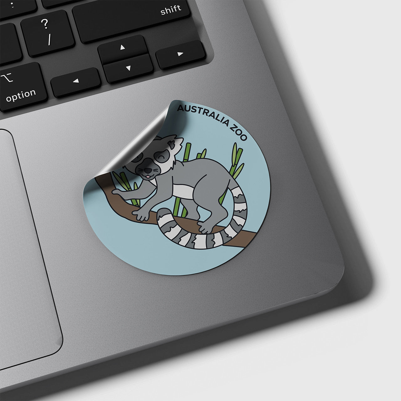 Lemur Round Sticker