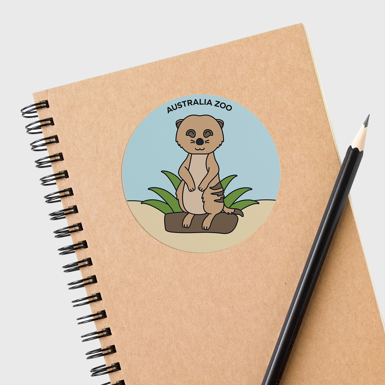 Meerkat Round Sticker