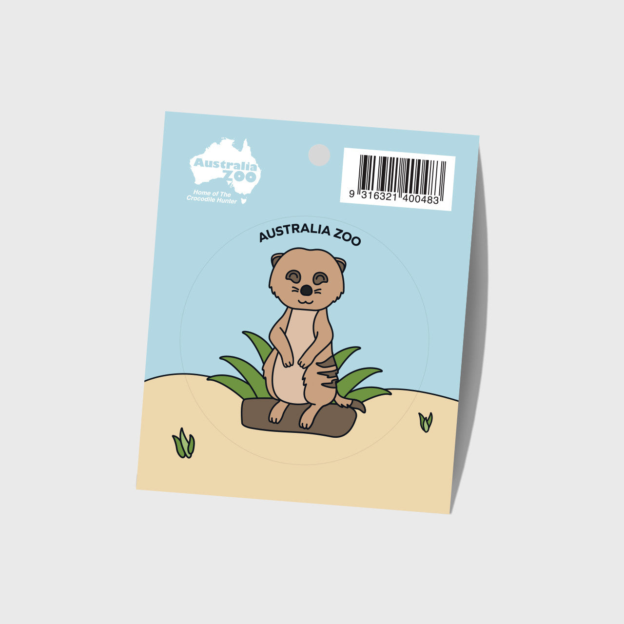 Meerkat Round Sticker