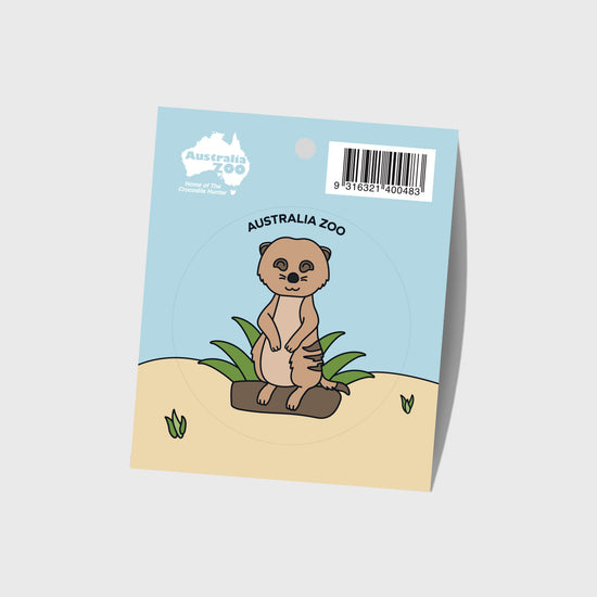 Meerkat Round Sticker