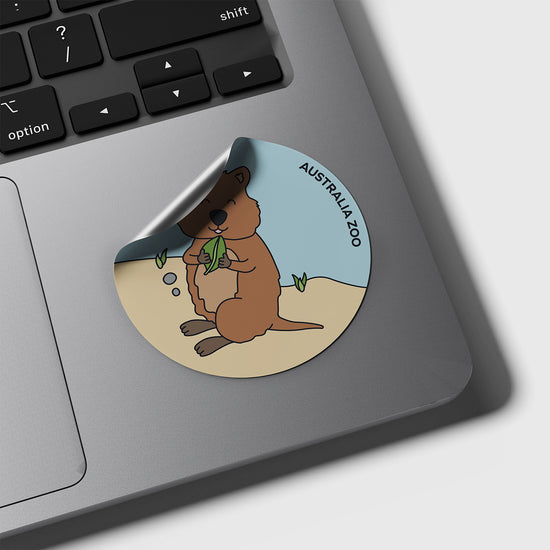 Quokka Round Sticker