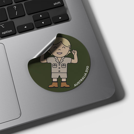 Steve Round Sticker