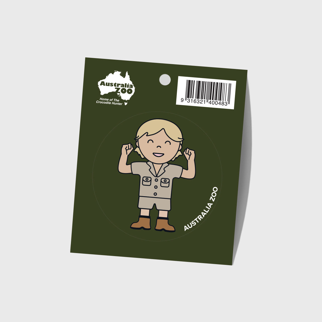 Steve Round Sticker