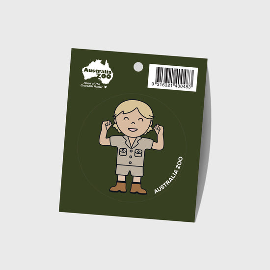 Steve Round Sticker