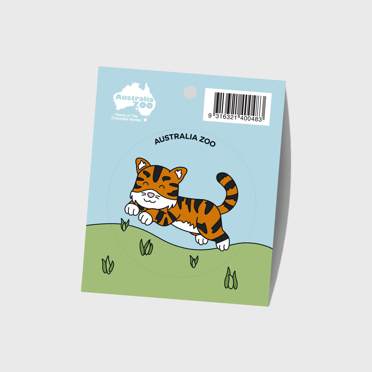 Tiger Round Sticker