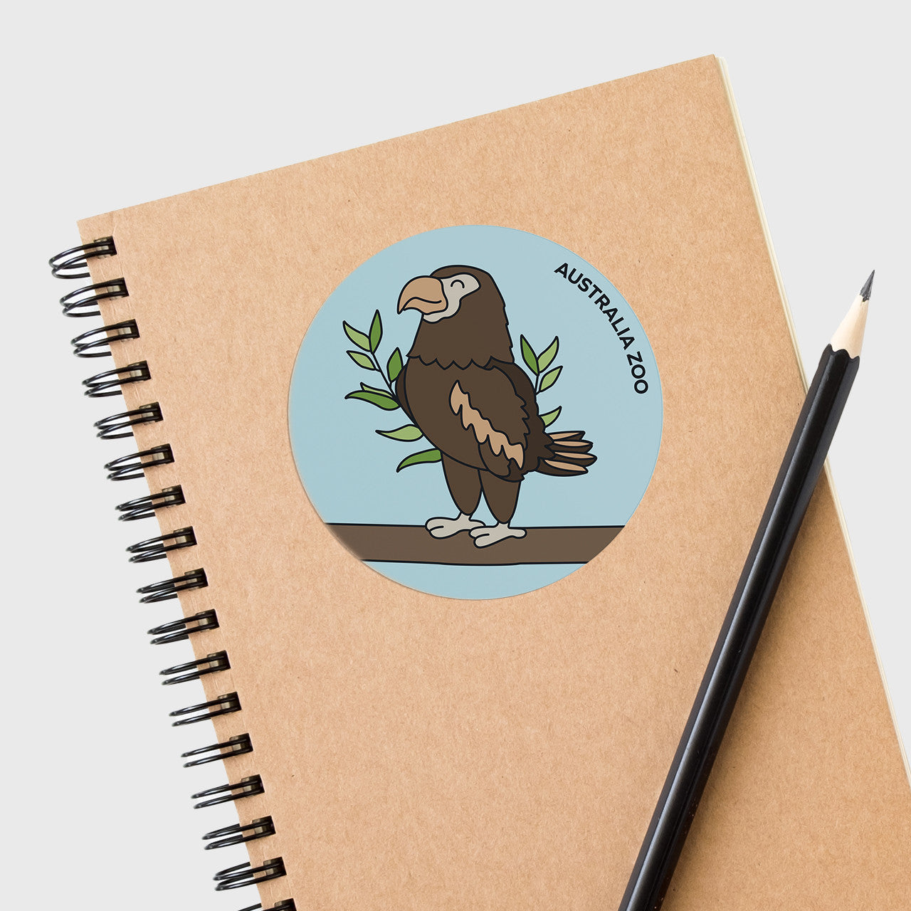 Eagle Round Sticker
