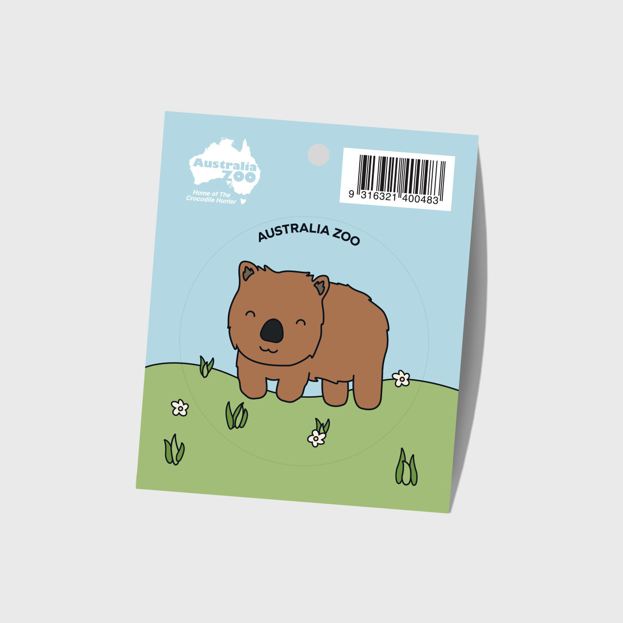 Wombat Round Sticker