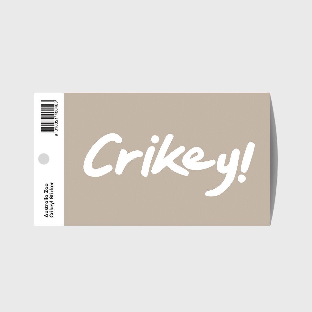 Crikey Rectangle Sticker