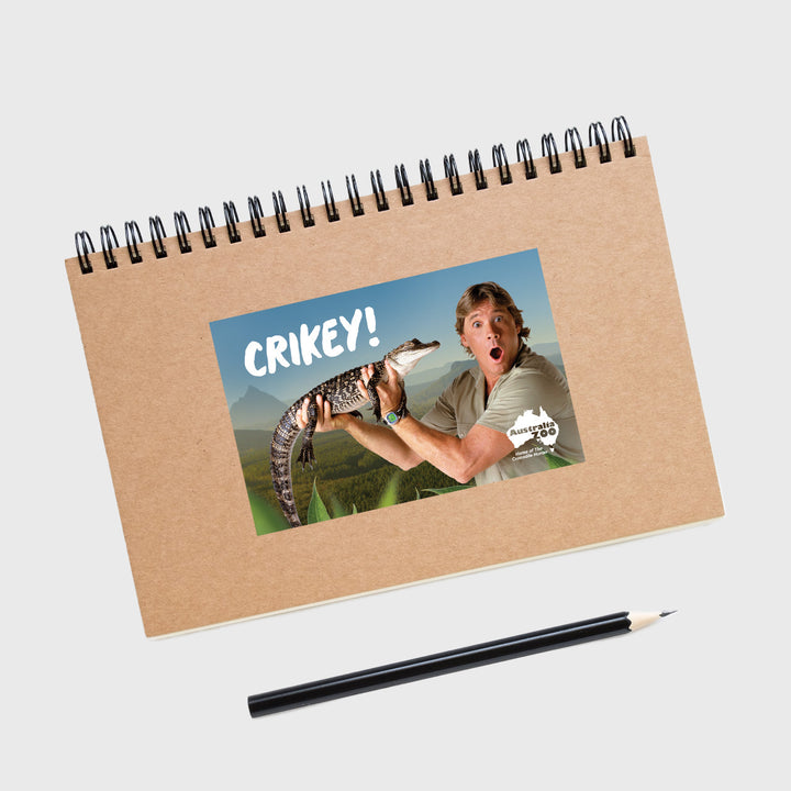 Crikey With Steve Rectangle Sticker