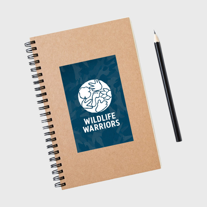 Wildlife Warriors Logo Rectangle Sticker