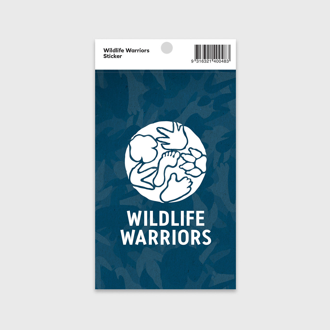 Wildlife Warriors Logo Rectangle Sticker