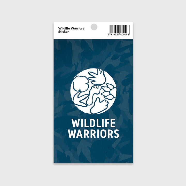 Wildlife Warriors Logo Rectangle Sticker
